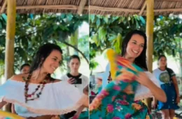 Alane posta vídeo dançando carimbó e encanta seguidores