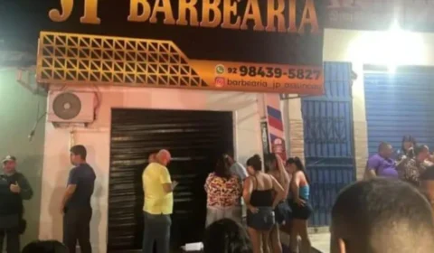 Homem é morto a tiros enquanto cortava cabelo na barbearia em Manaus