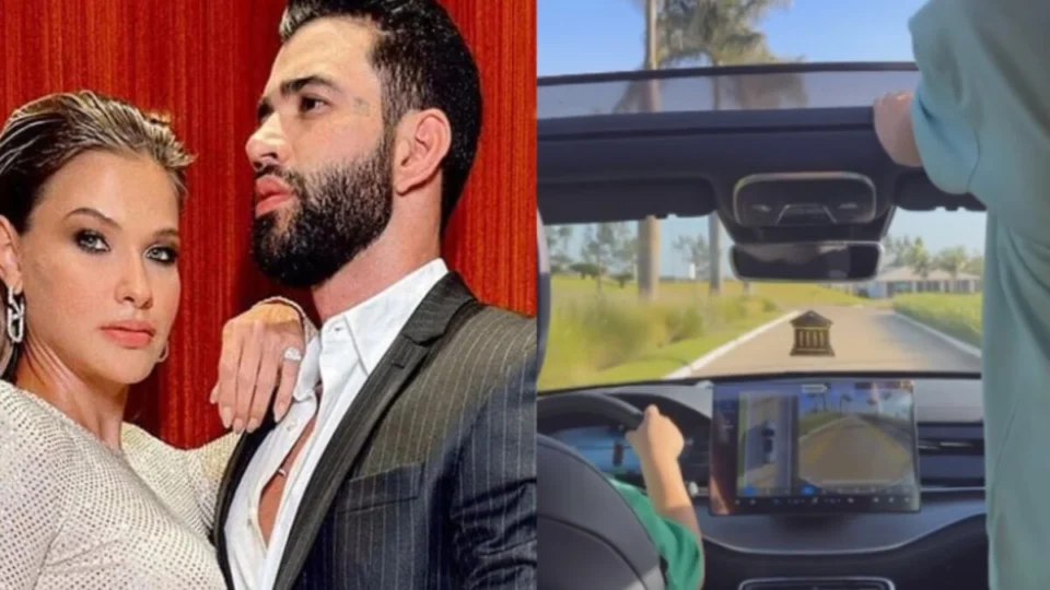 Gusttavo Lima mostra filho de 7 anos ‘no volante’ e Detran pede investigação