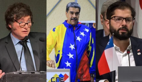 Eleições na Venezuela: Milei e Boric não reconhecem resultado