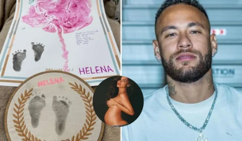 Madrinha da 3ª filha de Neymar é revelada por marca; veja quem é