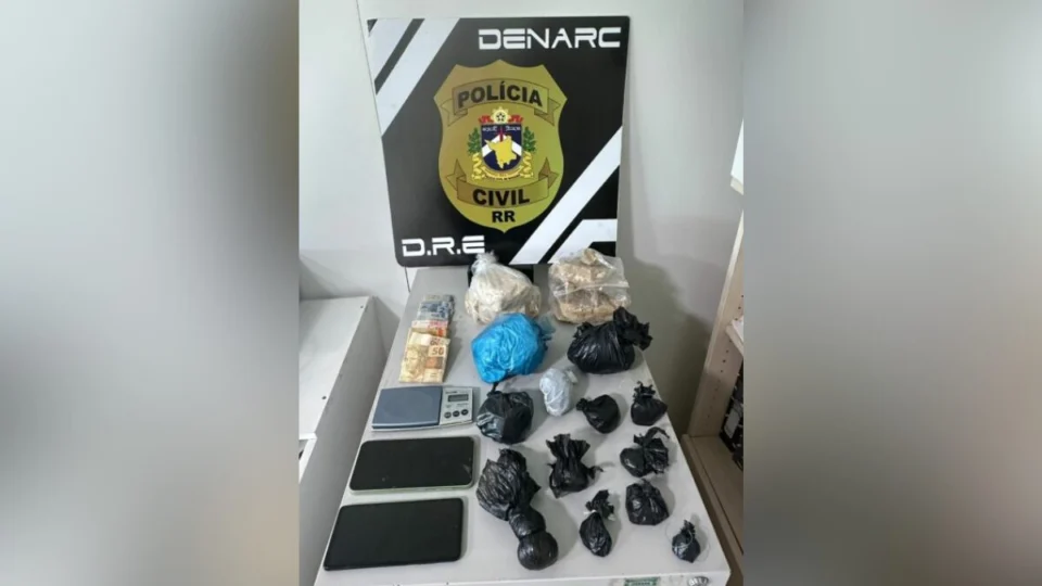 Homem é preso com crack e ‘supermaconha’ na frente de casa em Boa Vista