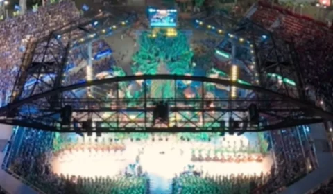 Qual foi a diferença de notas entre Garantido e Caprichoso?