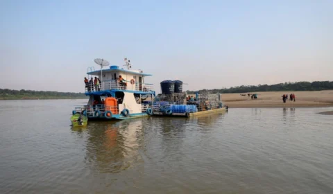 Seca no Amazonas: rio Negro desce 60 centímetros em 17 dias