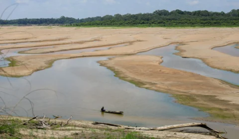 Seca no AM: navegação noturna no rio Madeira é proibida por conta da estiagem