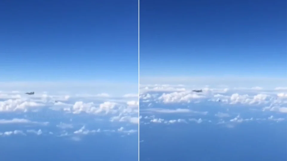 VÍDEO de avião russo afastando caça da OTAN viraliza na internet