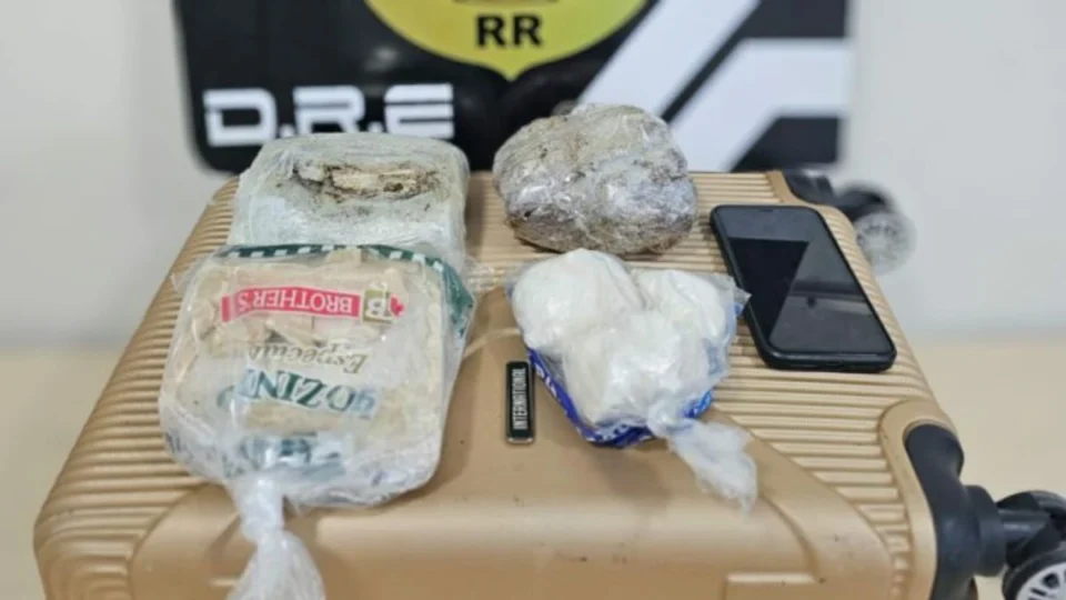 Homem preso em Boa Vista com três quilos de drogas é estudante de enfermagem