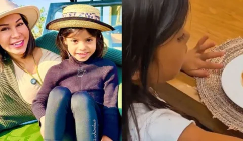 Filha de Maira Cardi revolta web ao dizer em vídeo que celular de cozinheiro ‘é de pobre’