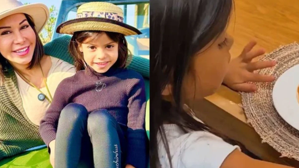Filha de Maira Cardi revolta web ao dizer em vídeo que celular de cozinheiro ‘é de pobre’