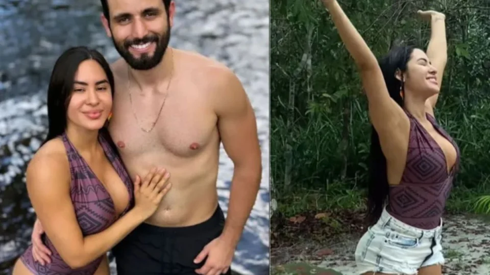 Isabelle e Matteus fazem passeio romântico em lugar paradisíaco no Amazonas