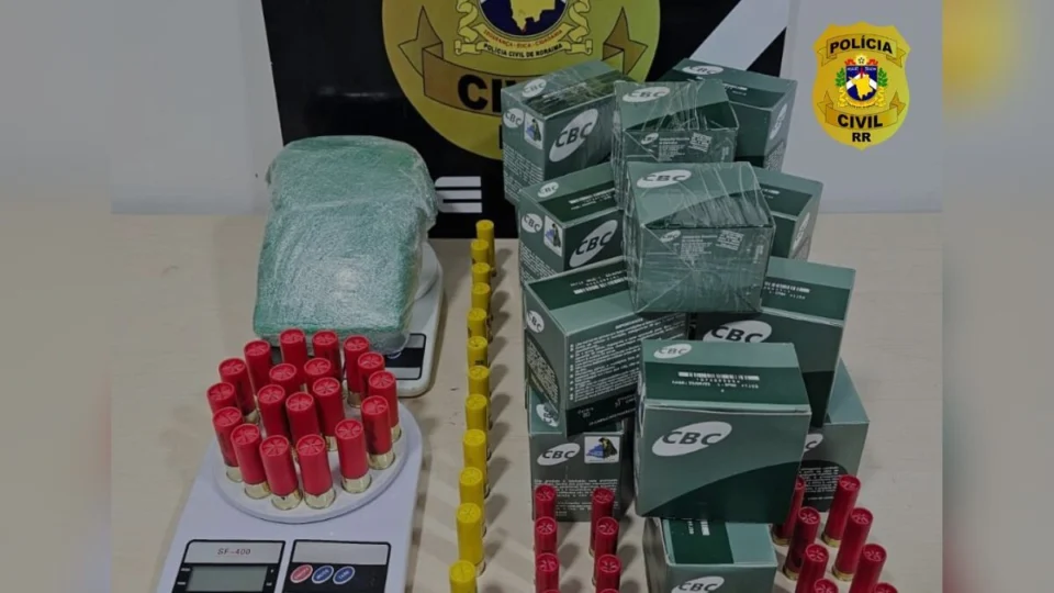 Cocaína e munições são apreendidas com garimpeiros em Roraima