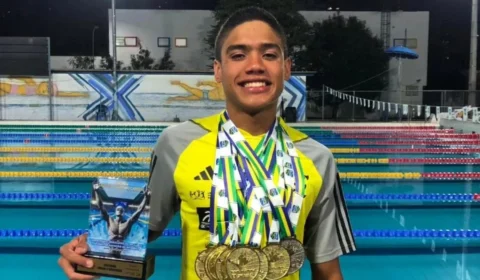 Roraimense Pedro Medrado ganha 7 medalhas de ouro em Brasileiro de Natação