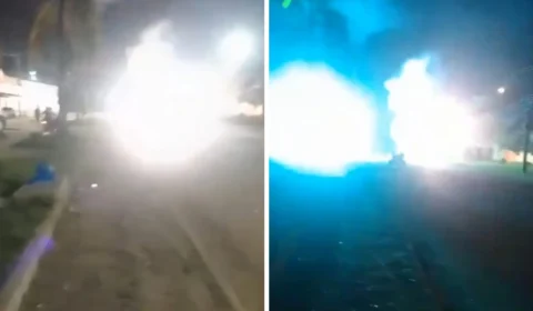 VÍDEO: explosão quase causa incêndio no município de Iranduba (AM)