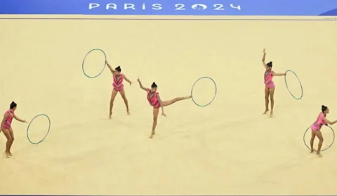 Olimpíadas 2024: Brasil fica fora da final da ginástica rítmica por equipes