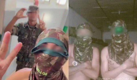 Militares fazem símbolo de facção criminosa em quartel de Manaus e foto viraliza
