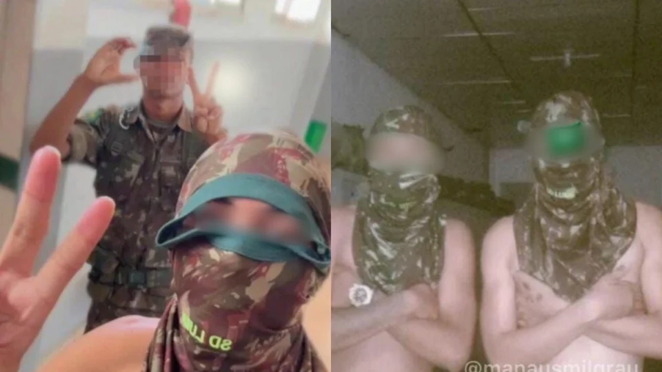 Militares fazem símbolo de facção criminosa em quartel de Manaus e foto viraliza
