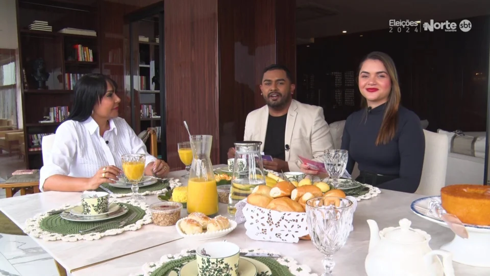 Café com Candidato: Janad Valcari toma café com Sheshii e Naty