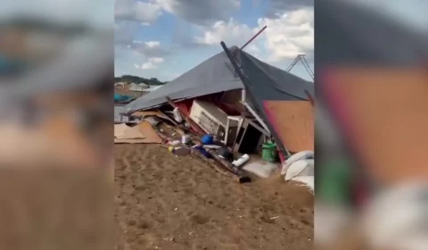 Chuva no Bico do Papagaio provoca estragos em Araguatins