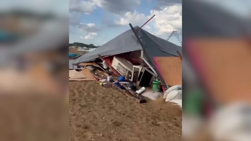 Chuva no Bico do Papagaio provoca estragos em Araguatins