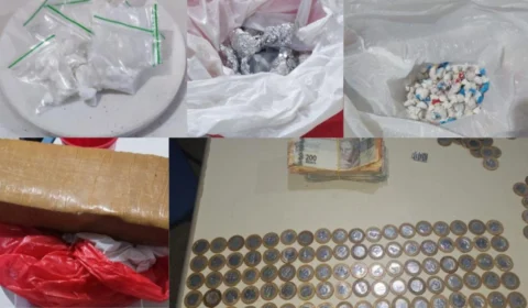 Homem é preso com grande quantidade de drogas semelhantes a crack, cocaína e maconha em Ariquemes