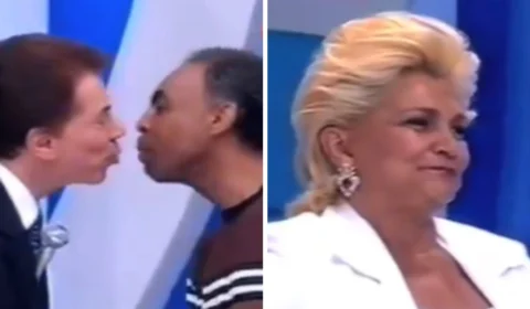 Gilberto Gil relembra selinho em Silvio Santos na televisão; vídeo