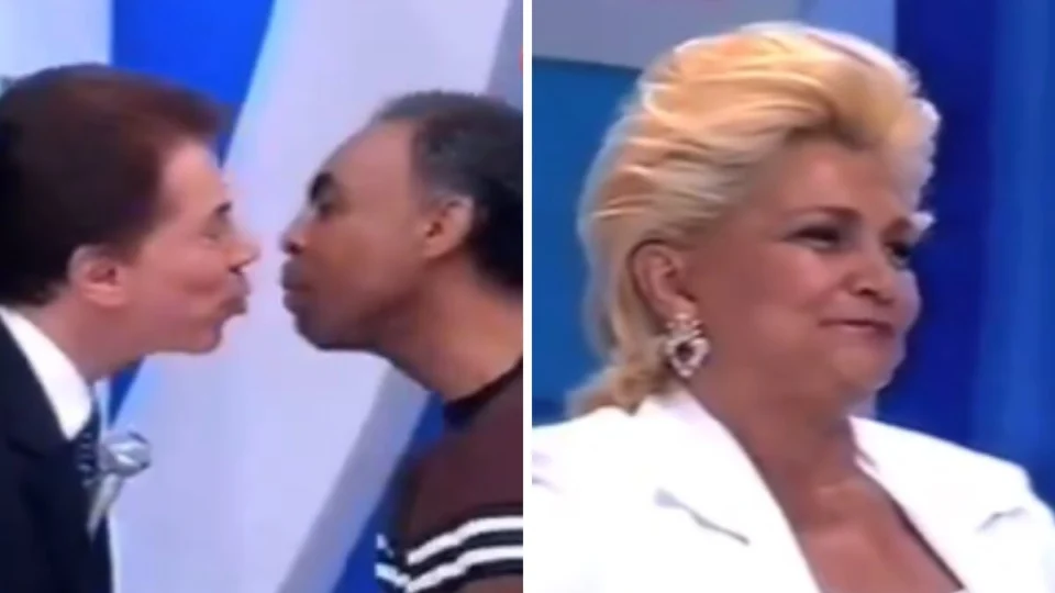 Gilberto Gil relembra selinho em Silvio Santos na televisão; vídeo