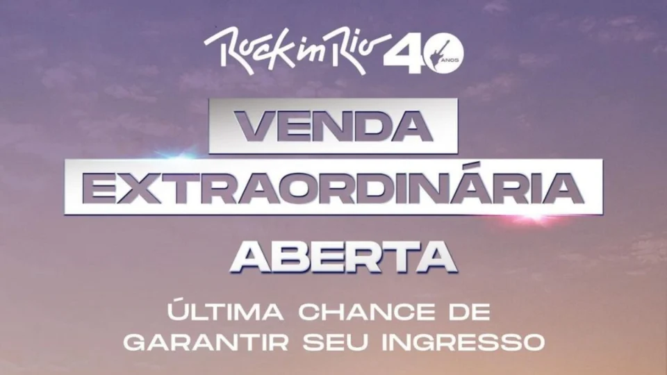 Ingressos do Rock in Rio: venda extra anima público; saiba mais
