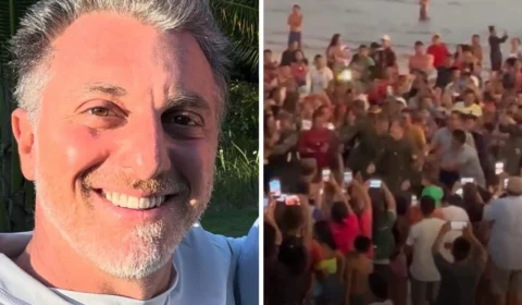 Luciano Huck arrasta multidão em São Gabriel da Cachoeira; vídeo