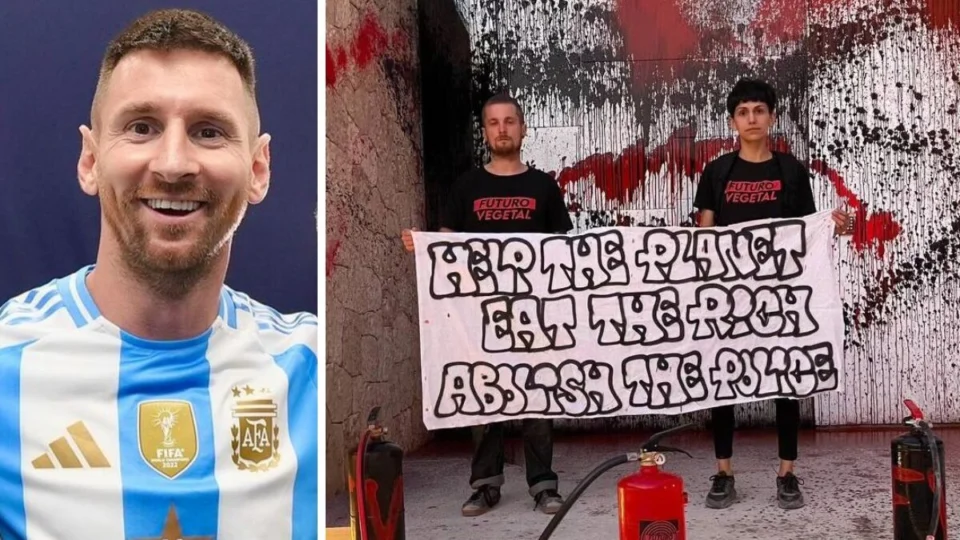 Mansão de Messi em Ibiza é vandalizada em protesto; veja foto