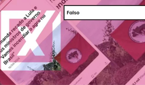 Projeto Comprova: postagem que liga MST a queimadas no Brasil é falsa