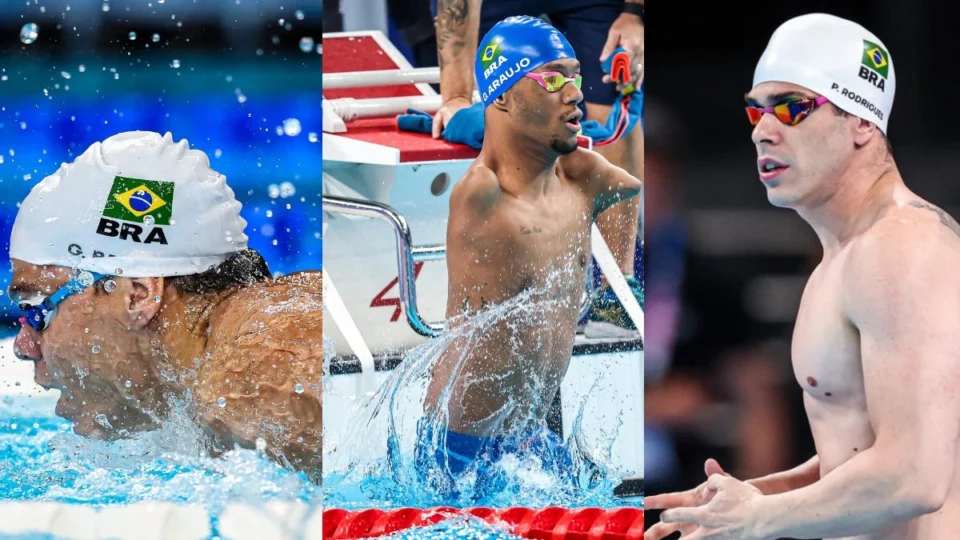 Paralimpíadas 2024: Brasil conquista 3 medalhas na natação