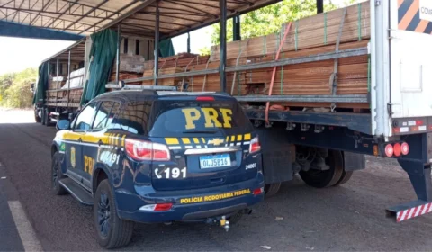 Transporte ilegal de madeira é interceptado pela PRF no TO