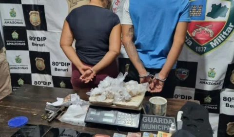 Candidata a vereadora e marido são presos com drogas, armas e dinheiro no AM