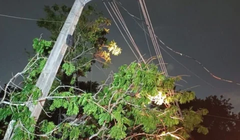 Forte chuva em Manaus causa interrupções no fornecimento de energia