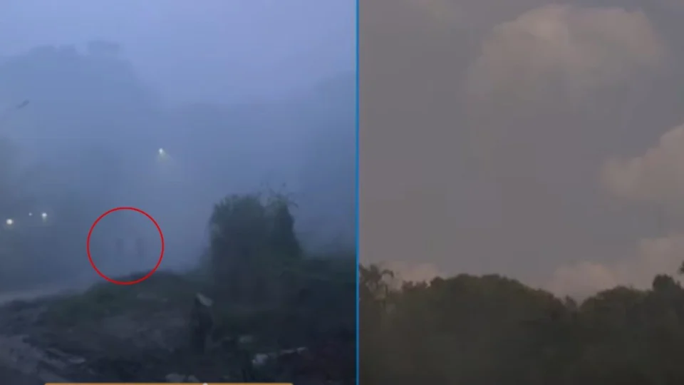 Fumaça de incêndio que dura cinco dias obriga moradores a deixarem casas no Coliseu 2 em Manaus