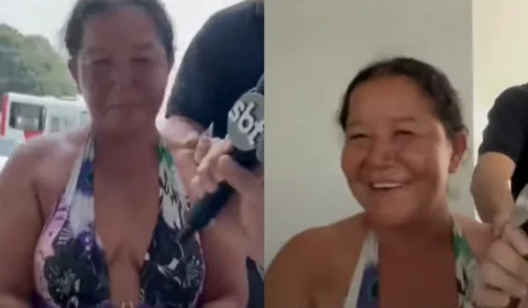 Mulher tenta matar marido com gargalo de garrafa em Manaus