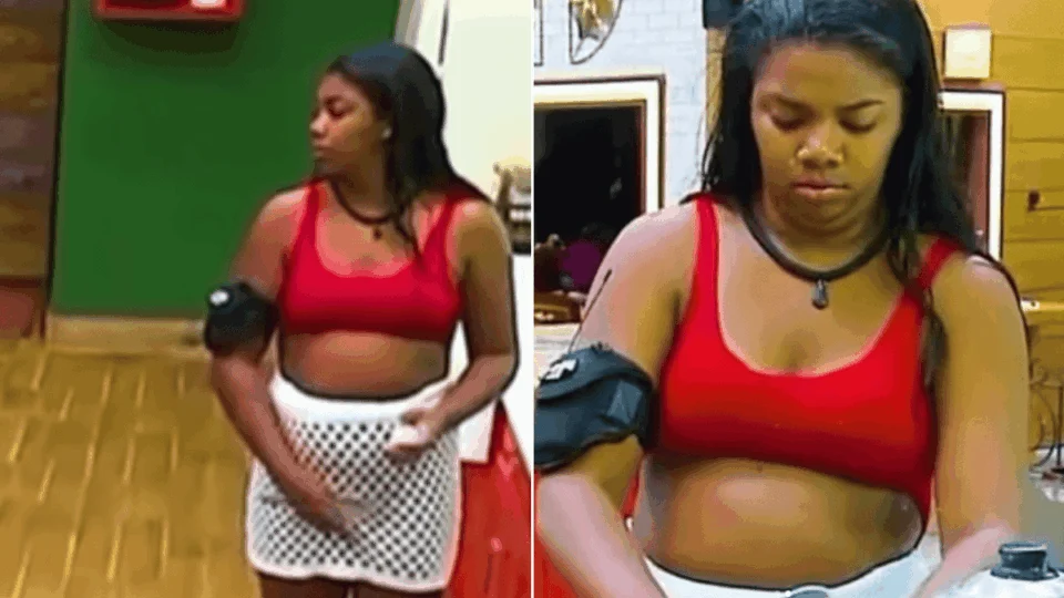 A Fazenda 2024: Raquel Brito coça parte íntima enquanto cozinha e web reage