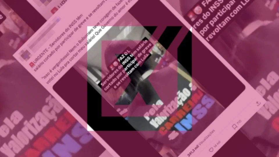 Post engana ao omitir que salário de grevistas do INSS também foi cortado por Bolsonaro