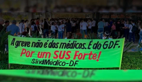 Greve dos médicos no DF: profissionais cobram melhorias salariais e novos concursos