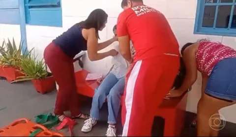 Crianças desmaiam em escola do DF por causa da fumaça