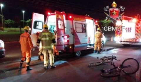 Ciclista morre em acidente na BR-020 em Planaltina