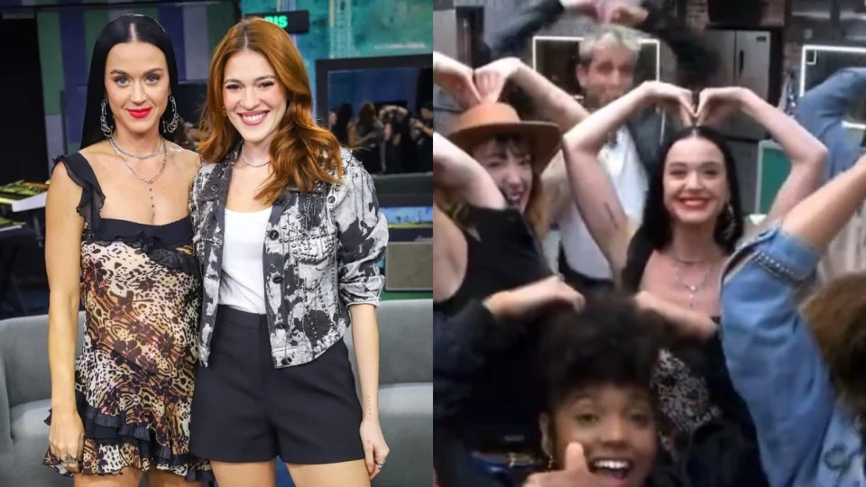 Estrela da Casa: Katy Perry faz ‘quadradinho’ em visita ao elenco