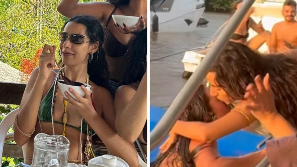 Marina Sena encontra Alane durante passeio em Belém (PA); assista