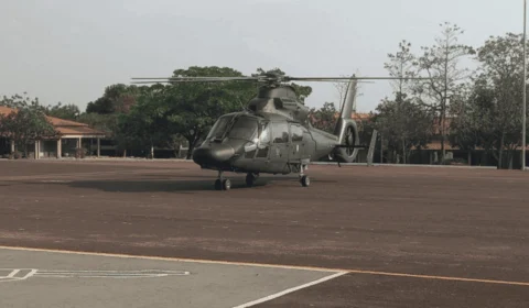 Tocantins recebe helicóptero para reforçar o combate a incêndios