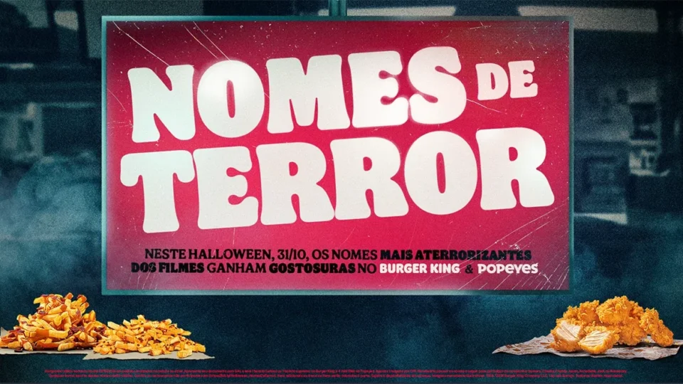 Burger King e Popeyes darão lanche de graça para quem tem ‘nomes de terror’; veja