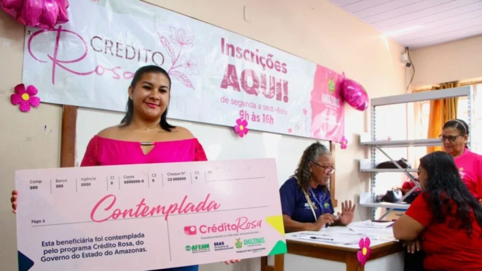 Crédito Rosa: entenda como funciona e saiba com se inscrever no AM