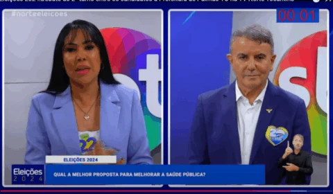 Debate em Palmas: “O candidato é o verdadeiro Judas”, alega Janad Valcari (PL)