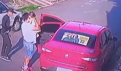 Dupla rende homem com criança e rouba carro em Manaus; veja vídeo