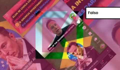 Elon Musk não visitou o Brasil em 2024 nem anunciou a construção de escolas no país