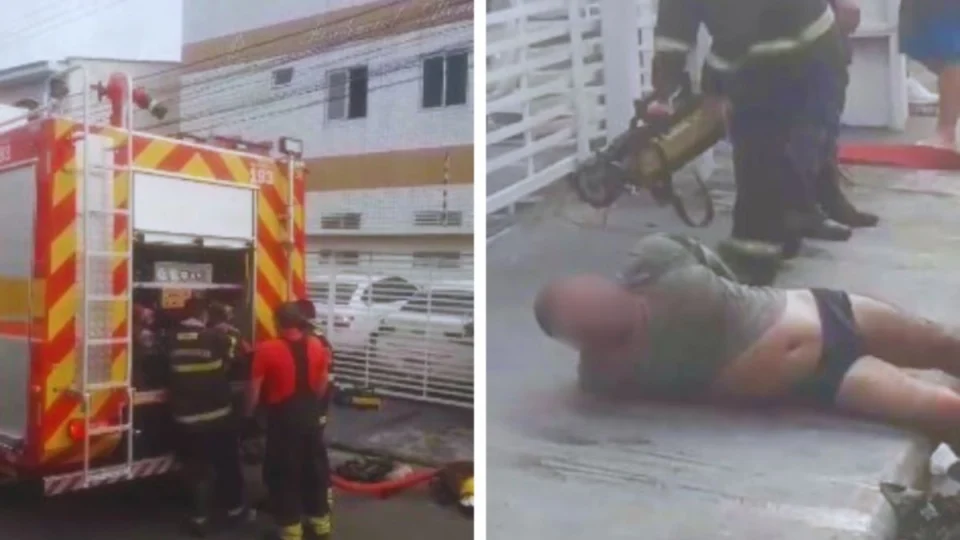 Homem incendeia apartamento no bairro Japiim em Manaus; veja vídeo